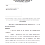 Private Investigator Affidavit